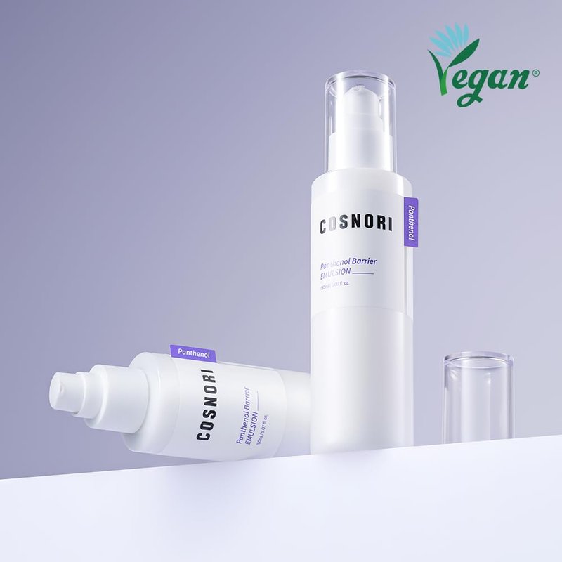 COSNORI Panthenol Barrier Emulsion - Vegan Skin Barrier strengthening Emulsion, Korean Skincare, High Content panthenol, Kakadu Plum Extract, Skin Texture&Hydration Care, 5.07 fl.oz