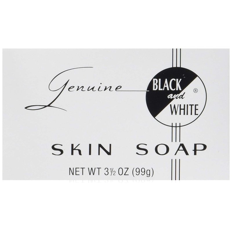 Black & White Skin Soap Bar 3.5 oz (Pack of 6)