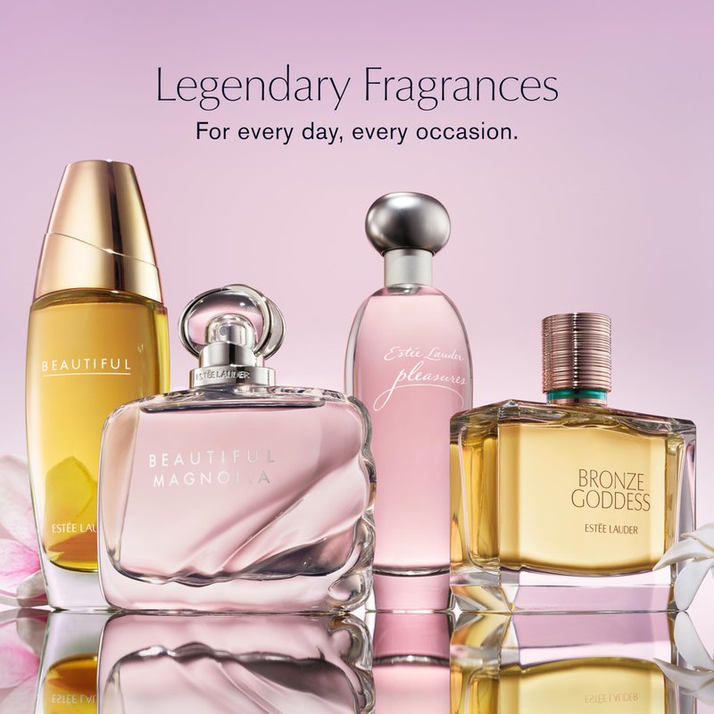 Estée Lauder Beautiful Eau de Parfum Spray with Notes of Rose, Lily, Tuberose & Orange Flower | Perfumes for Women, 2.5 Fl Oz