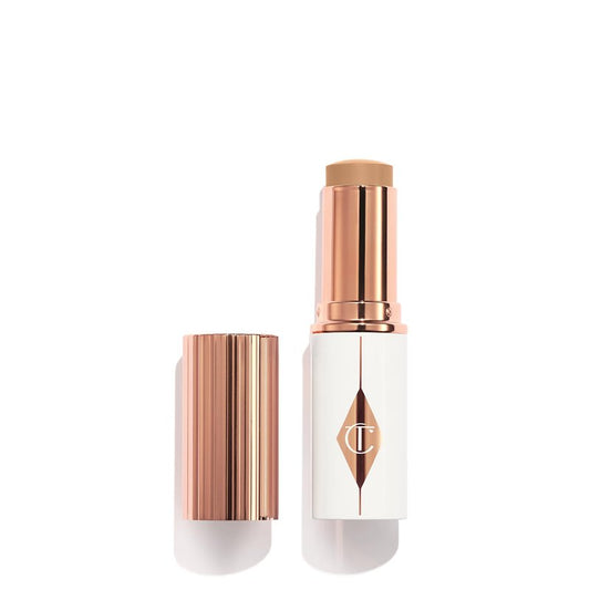 Charlotte Tilbury Unreal Skin Tint & Sheer Glow Hydrating Foundation Stick - Cream Foundation Makeup with Sheer-to-Light Coverage & a Buildable Formula - Blurring, Smoothing & Nourishing - 7.5 Medium