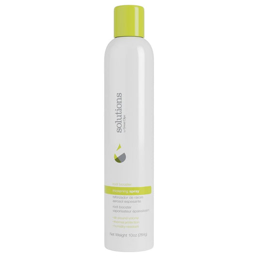 GREAT CLIPS Solutions Root Booster Thickening Spray, 10oz | Protects Against Humidity & Heat Damage | Adds Volume, Body & Lift | For Fine to Medium Hair