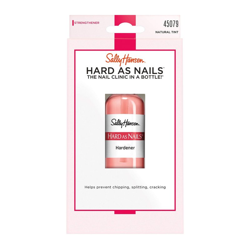 Sally Hansen Hard As Nails®, Natural Tint, Nail Strengthener, Nail Protectant