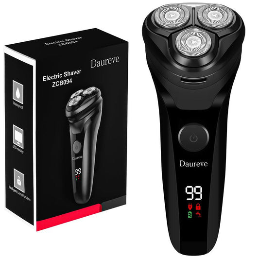 Daureve Electric Razors,2025 New Upgrade Shaver, Model Rechargeable Shaver, USB Razor for Men, Washable Razor(Black)