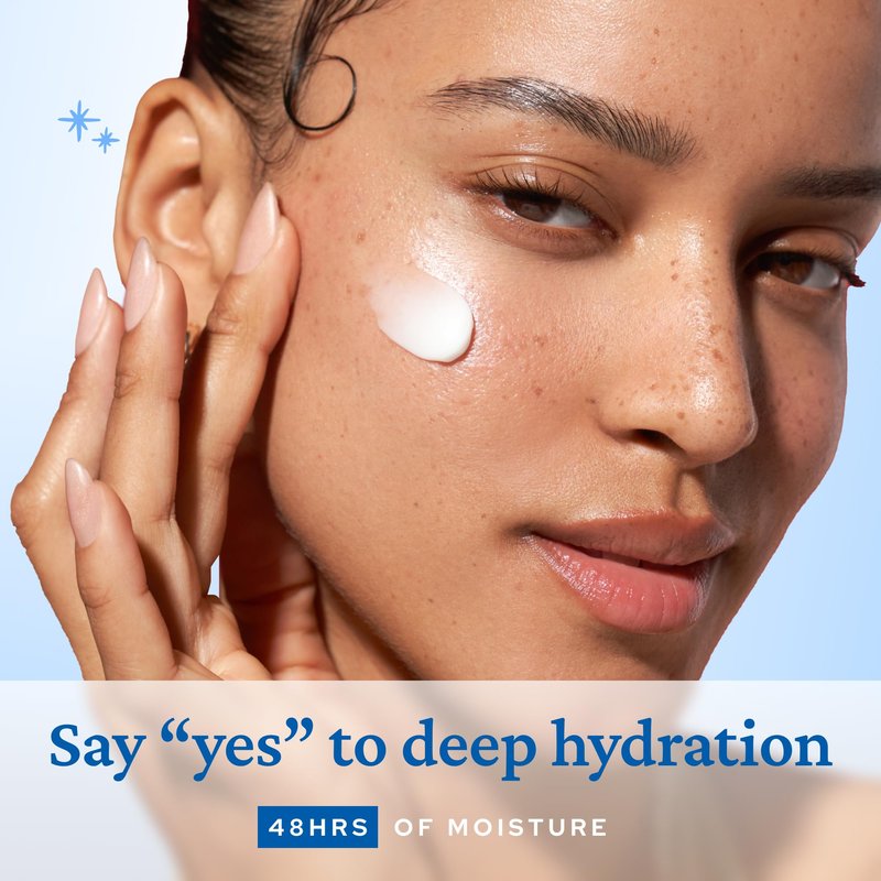belif Moisturizing Bomb – Daily Ceramide Moisturizer with Peptide & Squalane, 48hr Hydration & Anti-Aging Cream, Milky & Lightweight, Restores Skin Barrier, Korean Skincare, 1.68 fl oz (50ml)