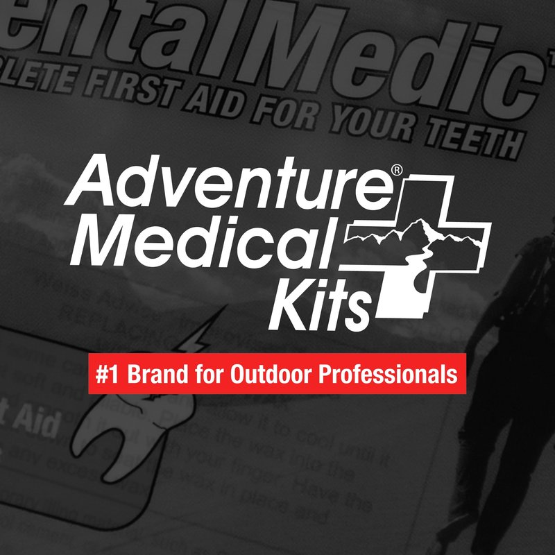 Adventure Medical Kits Dental Medic Kit - Travel Dental Kit for Emergency Tooth Care - Includes Orasol Gel, Tural Tea, Temporary Cavity Filling & More
