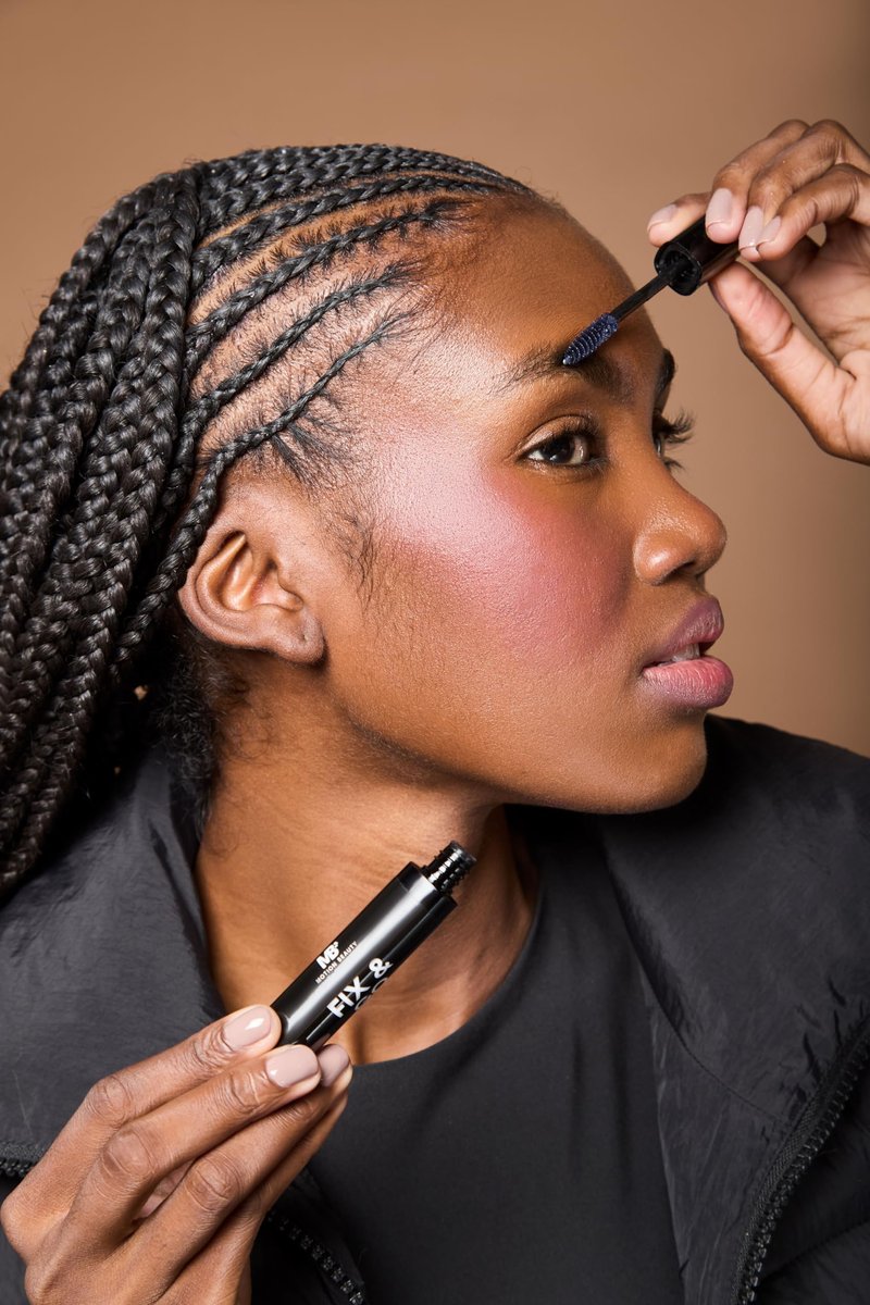 Fix & Go: Clear Waterproof Eyebrow Gel with Brush, Gym-Ready, Workouts & Sports Longwear Definition, Sweat Proof Makeup for Brows, Multiuse for Flyaway Hair and Lashes, 0.14 Fl Oz